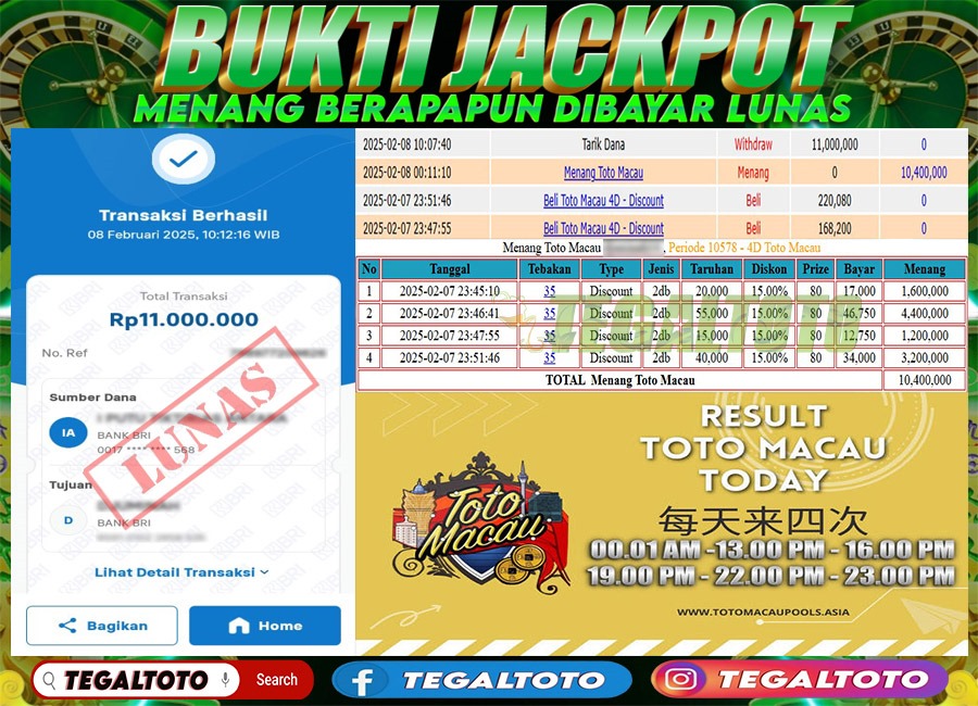 Bukti Jackpot