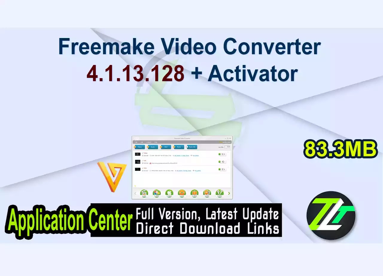 Freemake Video Converter 4.1.13.128 + Activator