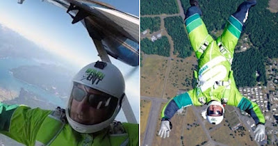 Bonkers!!! Skydiver Dived 25,000 Feet Without A Parachute