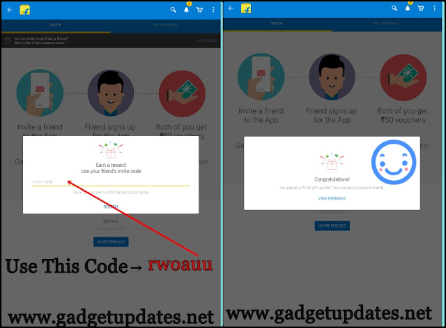 Flipkart Refer and Earn – Refer Friends to Flipkart app & Get 50 rs Per Refer (Unlimited Trick)