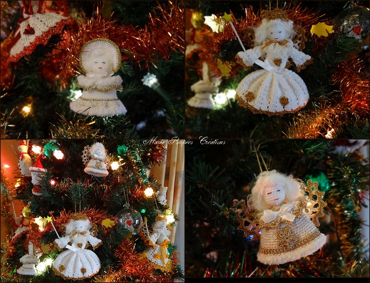 Décorations de Noël Figurines au crochet