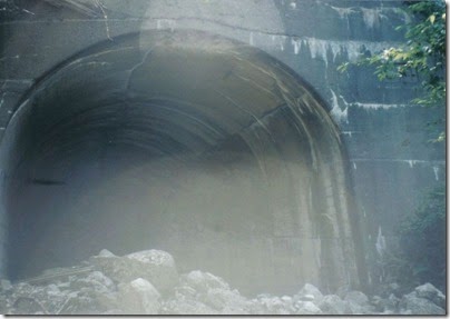 West Portal of the Windy Point Tunnel on the Iron Goat Trail in 1998