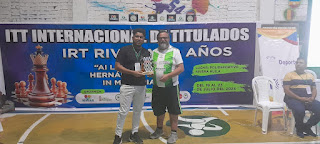 Neuddy López Mallen empata primer lugar Torneo Internacional de Ajedrez en Colombia