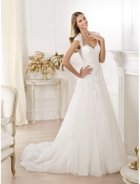 cap sleeves wedding dress