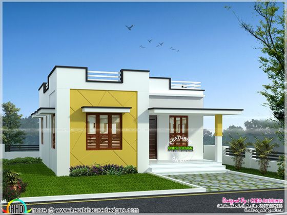 Rs 12 lakh budget home  in Kerala  Kerala  home  design  