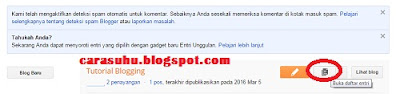 daftar entri blogspot