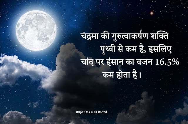 चांद के बारे में 21 रोचक तथ्य || 21 Interesting Facts About Moon ||