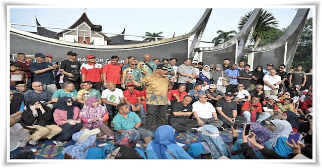 Pemprov Sumbar Warnai Pelaksanaan CFD dengan Festival "Makan Durian Basamo"
