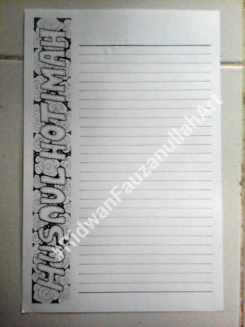 Loose Leaf Sheet Husnul Hotimah