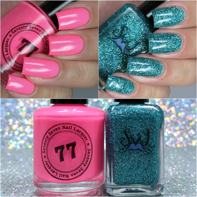 Smokey Mountain Lacquer & Seventy Seven Nail Lacquer - Anti-Valentine's Day Duo