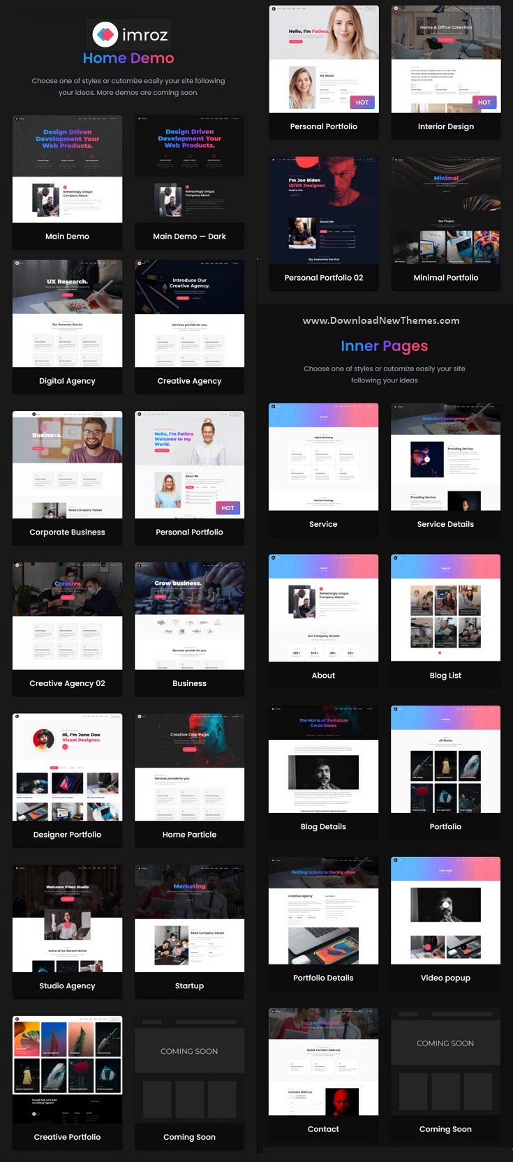 Creative Agency and Portfolio Bootstrap Template