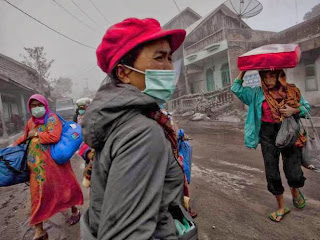 Kumpulan Foto-Foto Erupsi Gunung Sinabung