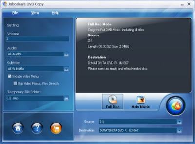 Joboshare DVD Copy 3.0.4.0429