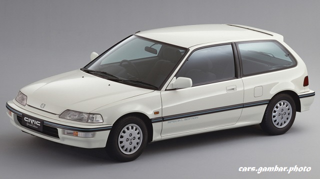 1990 Honda Civic 4th Gen 3-door Hatchback (EF) Special Edition White