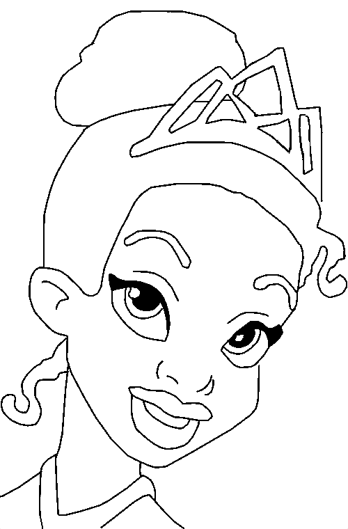 Tiana Coloring Pages 6