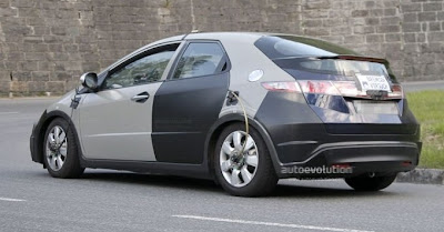 Honda Civic 2012 Spy pics