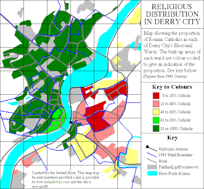 Derry Map Regional City