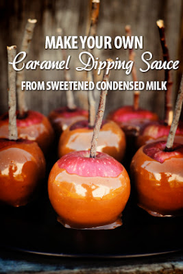 Homemade Caramel Dipping Sauce from Sweetened Condensed Milk