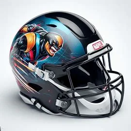 Jacksonville Jaguars Marvel Concept Helmet  Nightcrawler