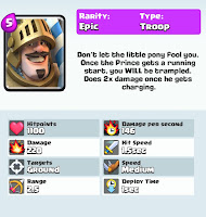 clash royale game prince card strategy 