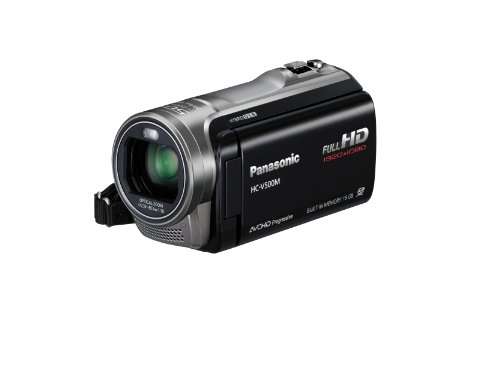 Panasonic HC-V500M Full HD SD Camcorder with 16GB Internal Memory (Black)
