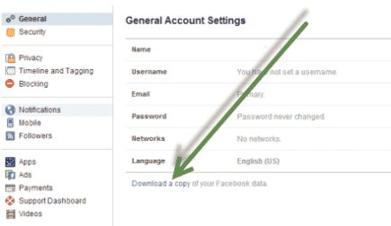 Facebook Msg Recovery