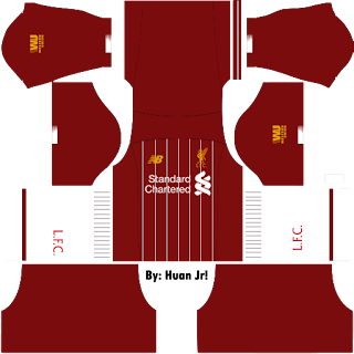 Kit Dream League Soccer Liverpool Home