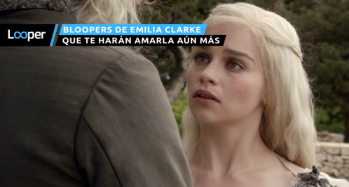 Bloopers Game of Thrones Emilia-Clarke