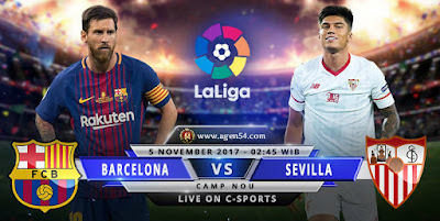 Prediksi Bola Jitu Barcelona vs Sevilla 5 November 2017