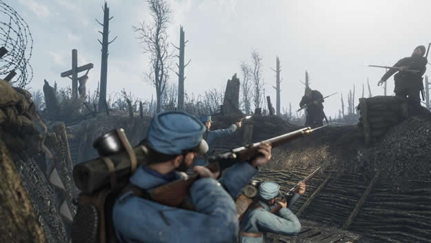 Free multiplayer shooter Verdun is shared