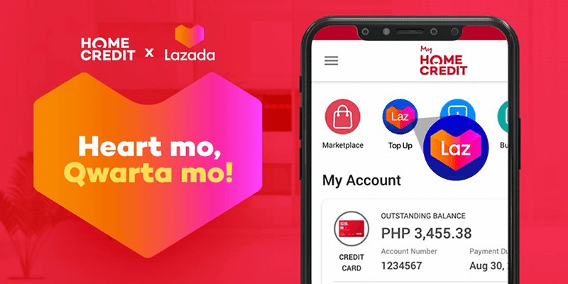 Lazada introduces Home Credit's Qwarta top-up option!