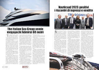 MARZO 2023 PAG. 58 - The Italian Sea Group vende megayacht Admiral 88 metri