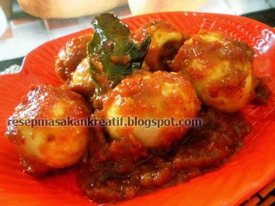 RESEP TELUR BUMBU RUJAK - Aneka Resep Masakan Sederhana 