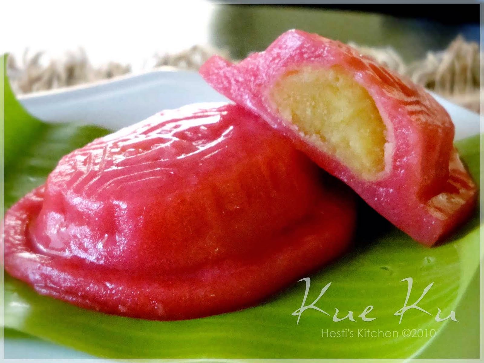 Resep Kue Ku (Ang Ku Kueh) Ketan Jajanan Tradisional