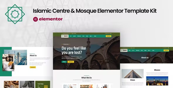 Best Islamic Centre & Mosque Elementor Template Kit