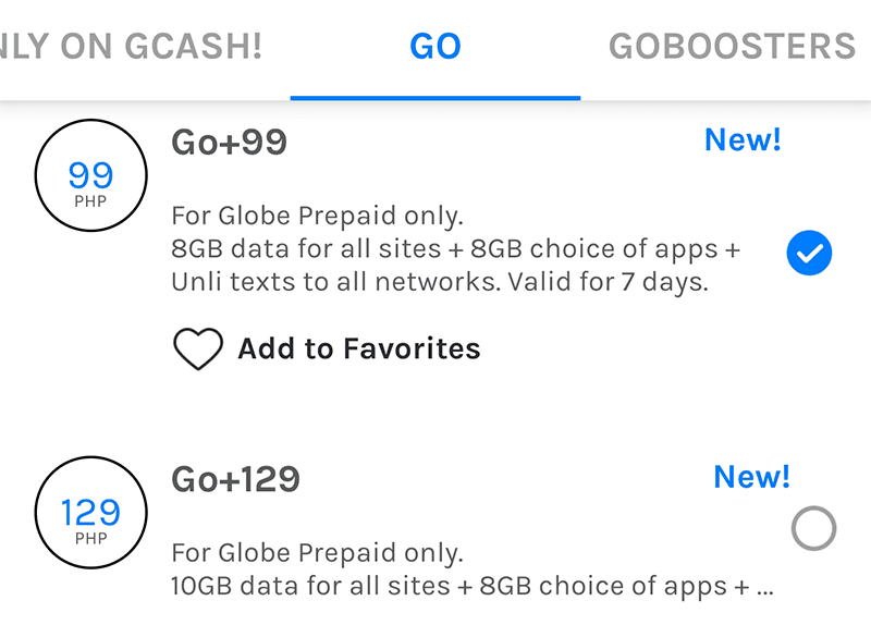 Globe improved new Go+ promos, starts at PHP 99 w/ 8GB open data + 8GB for apps and more for 7 days