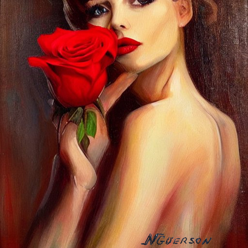 ART GALLERY - Art Drawing of a Romantic Woman Wallpaper HD