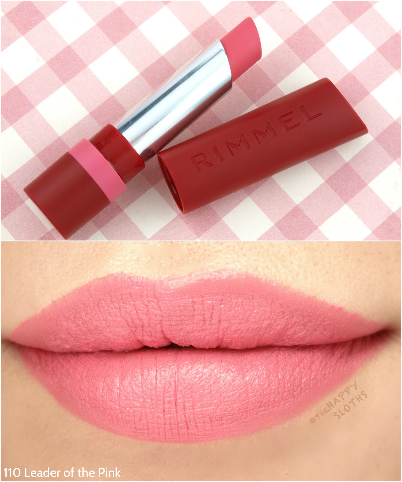 Rimmel London The Only 1 Matte Lipstick in "110 Leader of the Pink": Review and Swatches