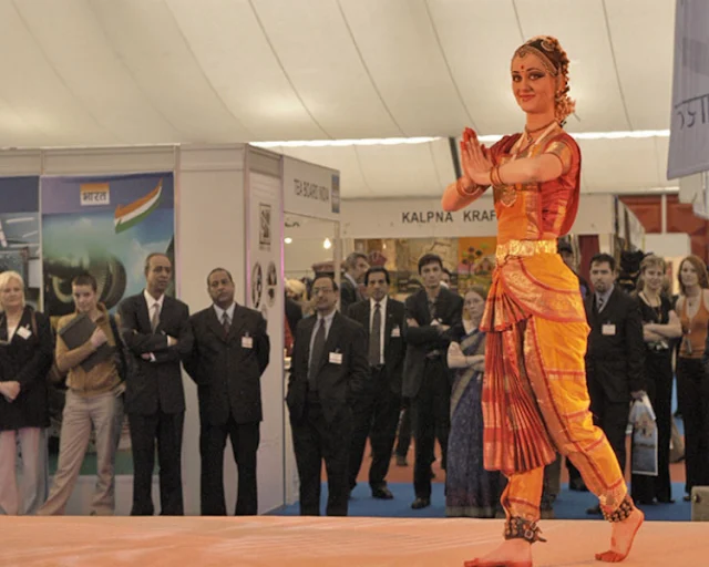 Rasabihari performs at an Indian Embassy function in Prague