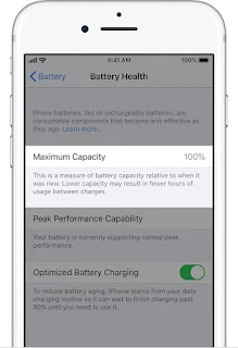 Battery Health in iPhone