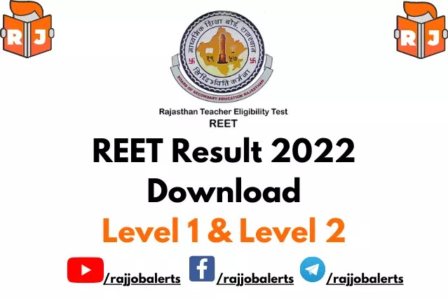 REET Result 2022 Download