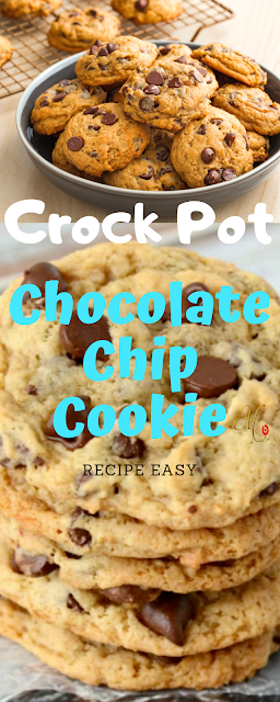 Crock Pot Chocolate Chip Cookie Recipe Dessert Tonight