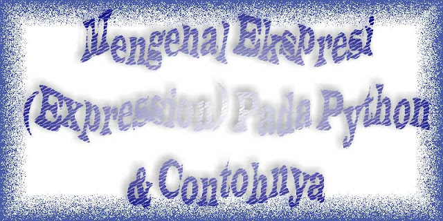 Mengenal Ekspresi Pada Python & Contohnya