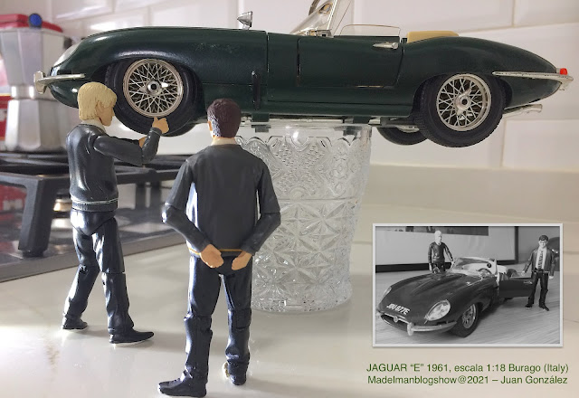 Coche escala 1:18 Jaguar “E” de 1961, Burago