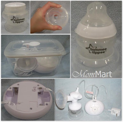 Tommee Tippee Closer to Nature Breast Pump collage