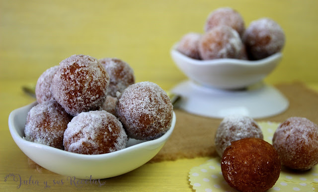 Castagnole al mascarpone. Julia y sus recetas