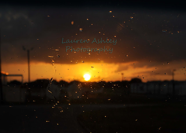 Sunset Raindrops