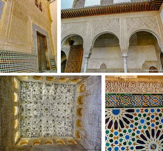 Decoração dos Palácios Násridas da Alhambra