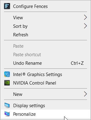drop-down menu