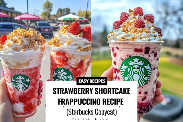 Strawberry Shortcake Frappuccino Recipe (Starbucks Copycat)